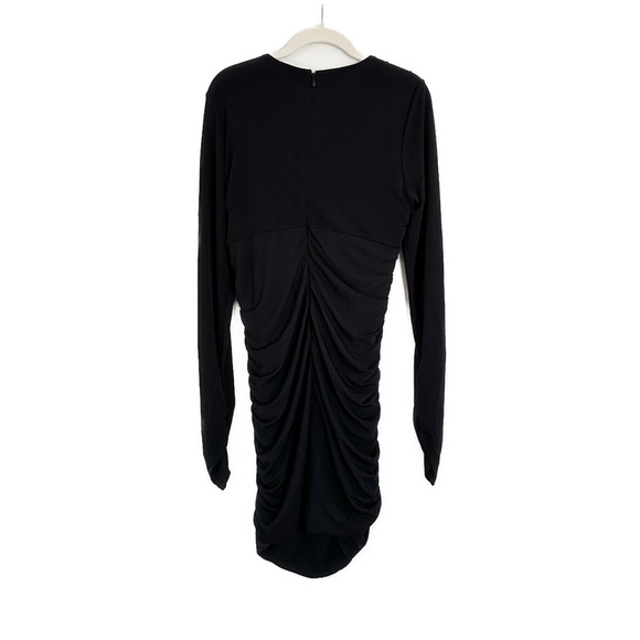 Cinq à Sept Tristan Ruched Cut-Out Mini Dress Black Size 12 NWT - Picture 6 of 6